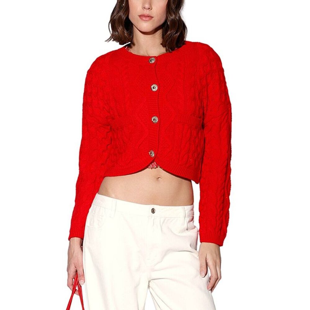 Walter Baker Womens  Claire Linen-Blend Cardigan